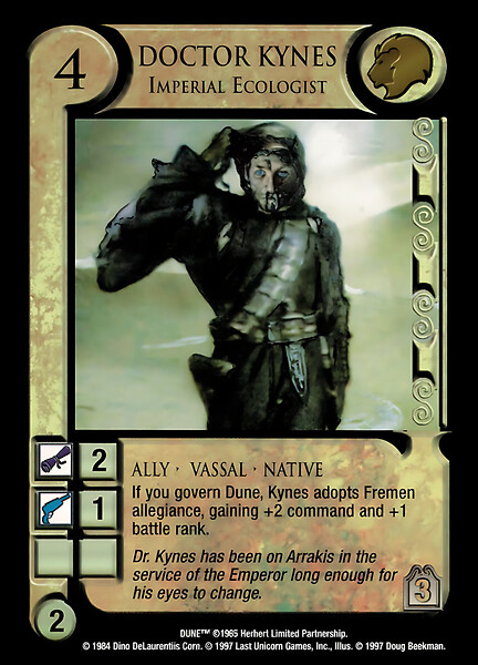 Doctor Kynes, Imperial Ecologist